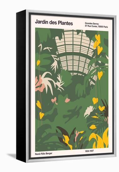 Jardin Des Plantes - Paris, 2021 (Digital)-Florent Bodart-Framed Premier Image Canvas