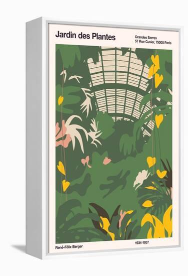 Jardin Des Plantes - Paris, 2021 (Digital)-Florent Bodart-Framed Premier Image Canvas