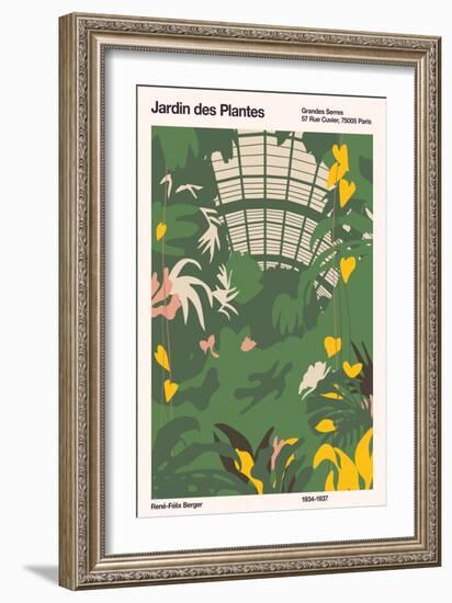 Jardin Des Plantes - Paris, 2021 (Digital)-Florent Bodart-Framed Giclee Print