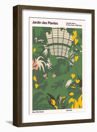 Jardin Des Plantes - Paris, 2021 (Digital)-Florent Bodart-Framed Giclee Print