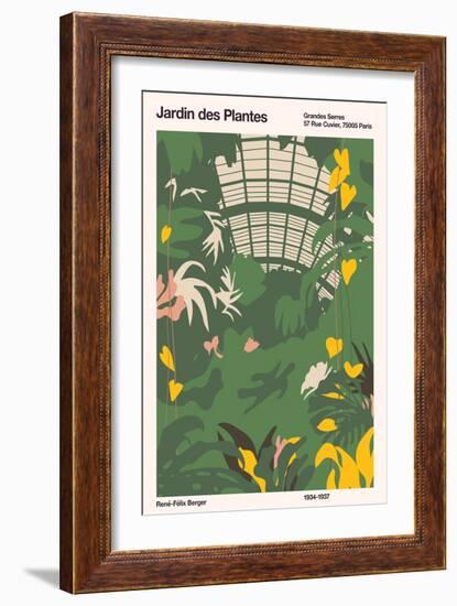 Jardin Des Plantes - Paris, 2021 (Digital)-Florent Bodart-Framed Giclee Print