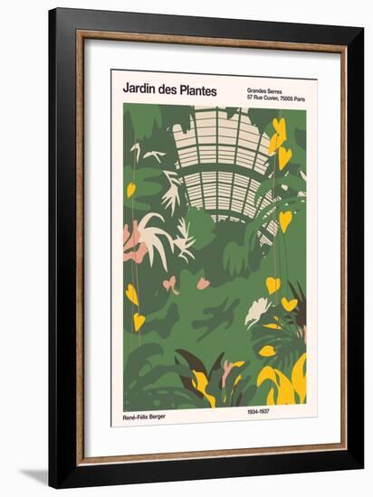 Jardin Des Plantes - Paris, 2021 (Digital)-Florent Bodart-Framed Giclee Print