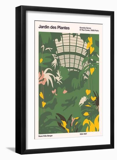 Jardin Des Plantes - Paris, 2021 (Digital)-Florent Bodart-Framed Giclee Print