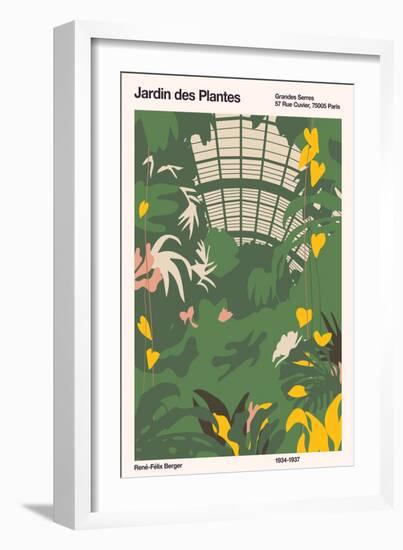 Jardin Des Plantes - Paris, 2021 (Digital)-Florent Bodart-Framed Giclee Print