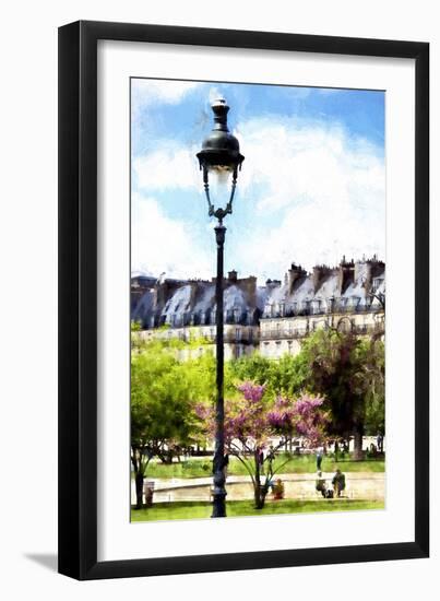 Jardin des Tuileries in Paris-Philippe Hugonnard-Framed Giclee Print