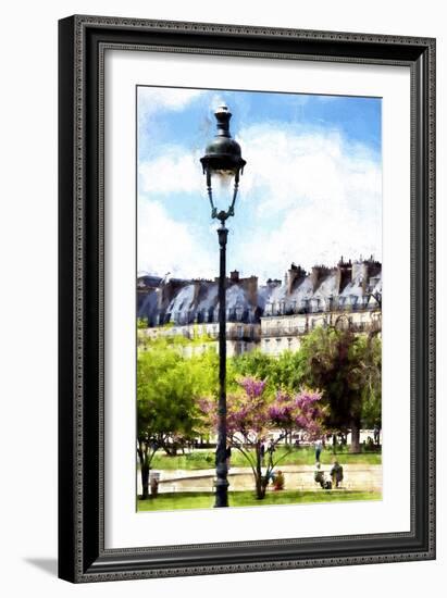 Jardin des Tuileries in Paris-Philippe Hugonnard-Framed Giclee Print