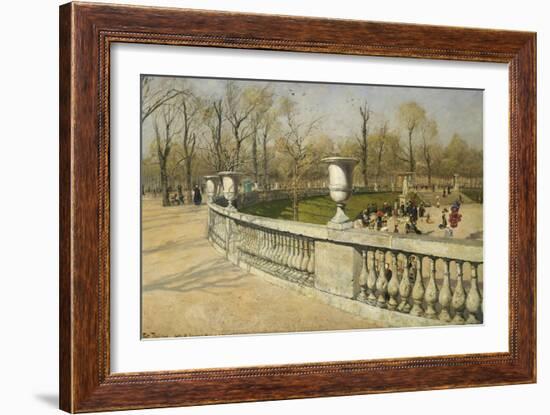 Jardin Du Luxembourg, 1883-Fritz Thaulow-Framed Giclee Print