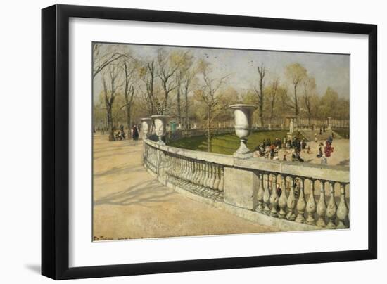 Jardin Du Luxembourg, 1883-Fritz Thaulow-Framed Giclee Print