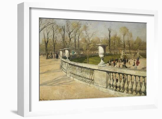 Jardin Du Luxembourg, 1883-Fritz Thaulow-Framed Giclee Print