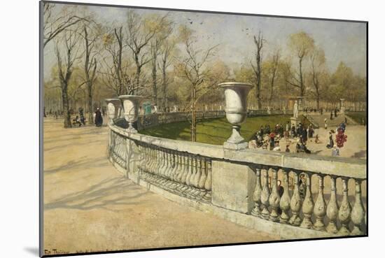 Jardin Du Luxembourg, 1883-Fritz Thaulow-Mounted Giclee Print