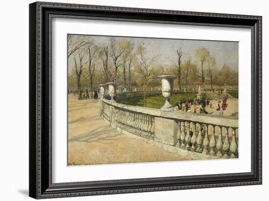 Jardin Du Luxembourg, 1883-Fritz Thaulow-Framed Giclee Print