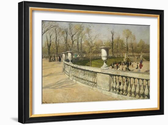 Jardin Du Luxembourg, 1883-Fritz Thaulow-Framed Giclee Print