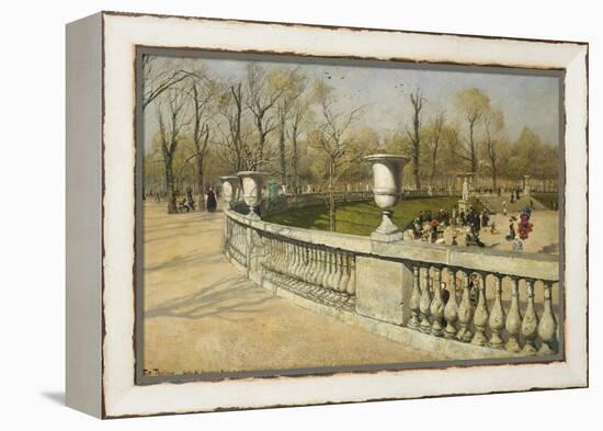 Jardin Du Luxembourg, 1883-Fritz Thaulow-Framed Premier Image Canvas