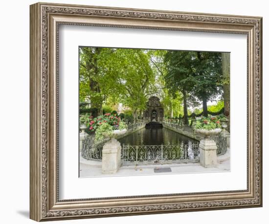 Jardin Du Luxembourg and Fountaine de L'Observatoire-Sylvia Gulin-Framed Photographic Print