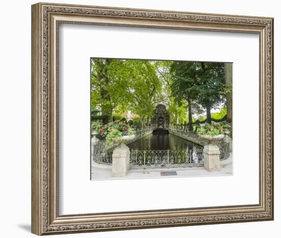Jardin Du Luxembourg and Fountaine de L'Observatoire-Sylvia Gulin-Framed Photographic Print
