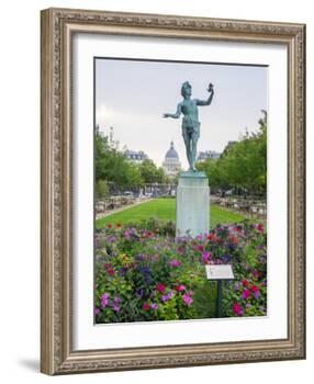 Jardin Du Luxembourg and statue-Sylvia Gulin-Framed Photographic Print