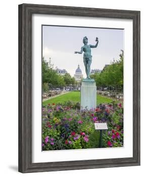 Jardin Du Luxembourg and statue-Sylvia Gulin-Framed Photographic Print