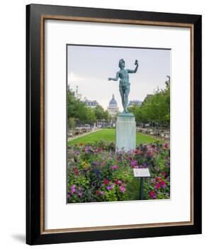 Jardin Du Luxembourg and statue-Sylvia Gulin-Framed Photographic Print