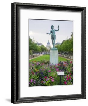 Jardin Du Luxembourg and statue-Sylvia Gulin-Framed Photographic Print
