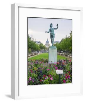 Jardin Du Luxembourg and statue-Sylvia Gulin-Framed Photographic Print