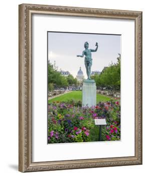 Jardin Du Luxembourg and statue-Sylvia Gulin-Framed Photographic Print