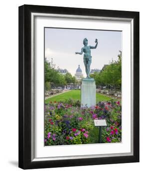 Jardin Du Luxembourg and statue-Sylvia Gulin-Framed Photographic Print