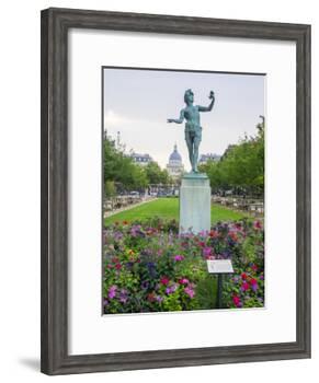 Jardin Du Luxembourg and statue-Sylvia Gulin-Framed Photographic Print