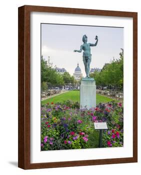 Jardin Du Luxembourg and statue-Sylvia Gulin-Framed Photographic Print