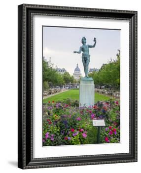 Jardin Du Luxembourg and statue-Sylvia Gulin-Framed Photographic Print