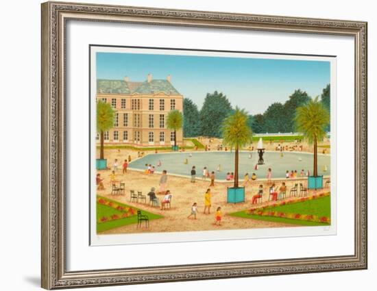 Jardin Du Luxembourg-Fanch Ledan-Framed Limited Edition