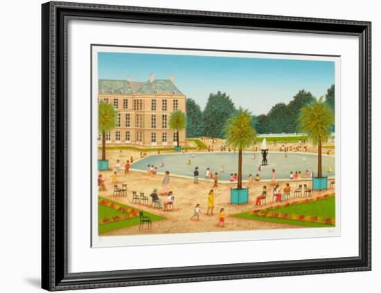 Jardin Du Luxembourg-Fanch Ledan-Framed Limited Edition