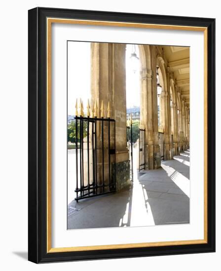 Jardin du Palais Royal, Royal Palace Garden, Paris, France-Michele Molinari-Framed Photographic Print