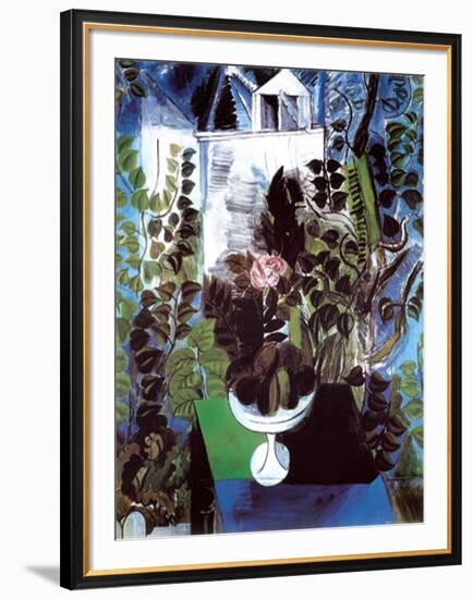 Jardin Et Maison-Raoul Dufy-Framed Art Print