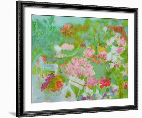 Jardin Fleuri-Michele Gour-Framed Limited Edition