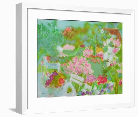 Jardin Fleuri-Michele Gour-Framed Limited Edition