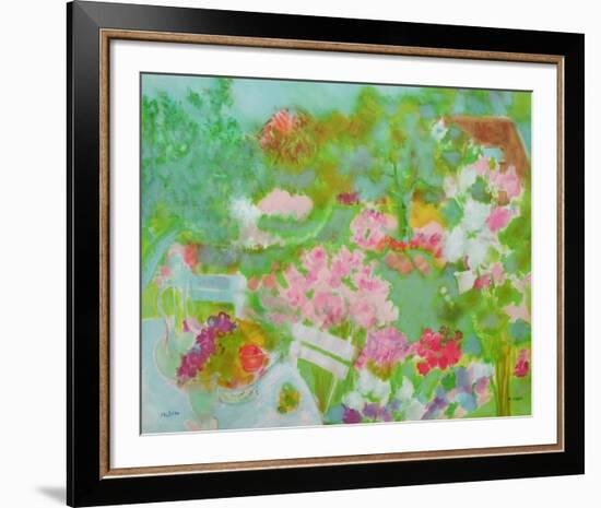 Jardin Fleuri-Michele Gour-Framed Limited Edition