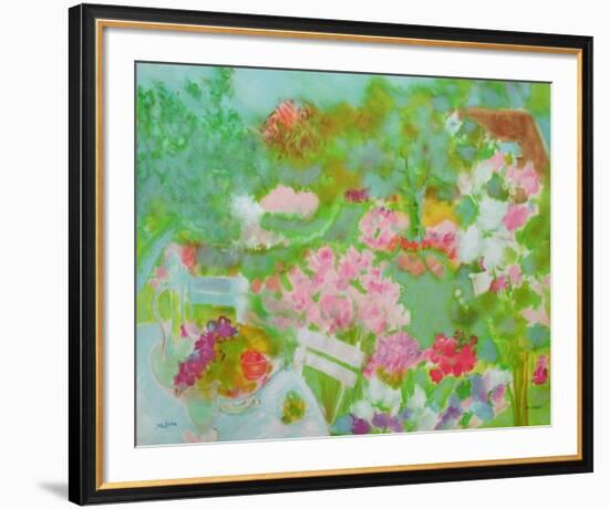 Jardin Fleuri-Michele Gour-Framed Limited Edition