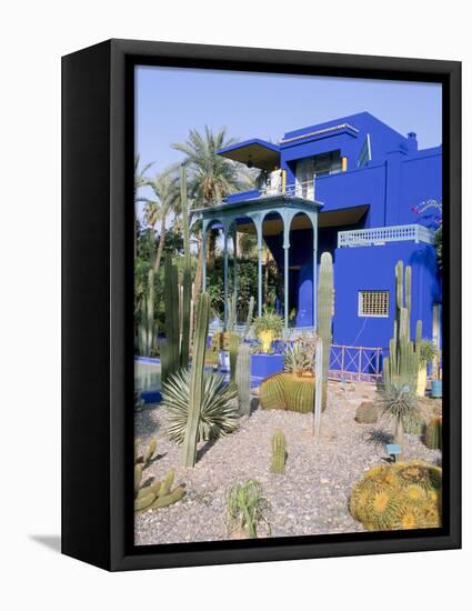 Jardin Majorelle, Marrakech (Marrakesh), Morocco, North Africa, Africa-Bruno Morandi-Framed Premier Image Canvas