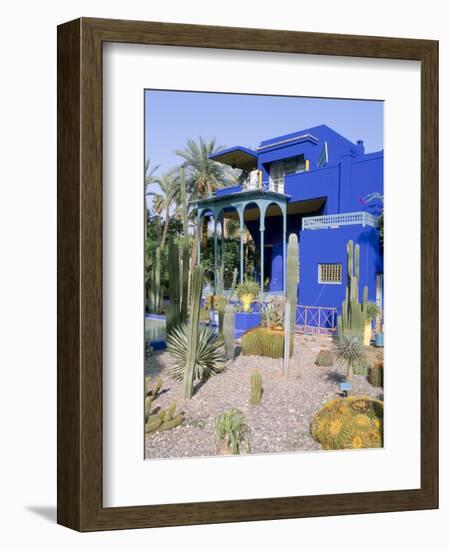 Jardin Majorelle, Marrakech (Marrakesh), Morocco, North Africa, Africa-Bruno Morandi-Framed Photographic Print