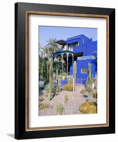 Jardin Majorelle, Marrakech (Marrakesh), Morocco, North Africa, Africa-Bruno Morandi-Framed Photographic Print