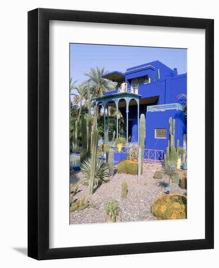 Jardin Majorelle, Marrakech (Marrakesh), Morocco, North Africa, Africa-Bruno Morandi-Framed Photographic Print