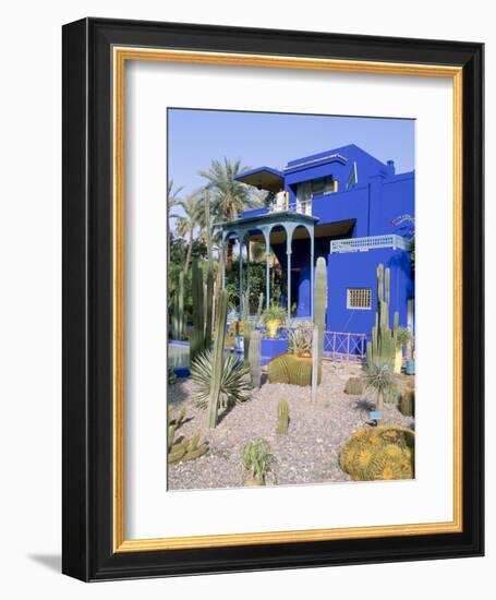 Jardin Majorelle, Marrakech (Marrakesh), Morocco, North Africa, Africa-Bruno Morandi-Framed Photographic Print