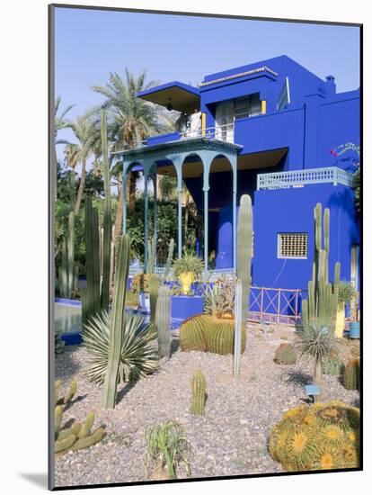 Jardin Majorelle, Marrakech (Marrakesh), Morocco, North Africa, Africa-Bruno Morandi-Mounted Photographic Print