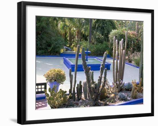 Jardin Majorelle, Marrakech (Marrakesh), Morocco, North Africa, Africa-Bruno Morandi-Framed Photographic Print