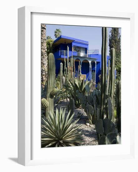 Jardin Majorelle, Marrakech, Morocco, North Africa, Africa-Ethel Davies-Framed Photographic Print