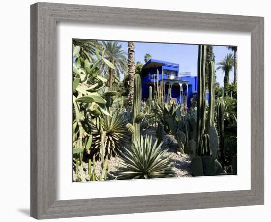 Jardin Majorelle, Marrakech, Morocco, North Africa, Africa-Ethel Davies-Framed Photographic Print