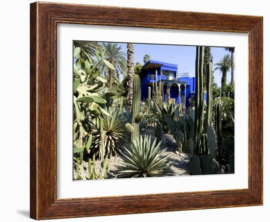 Jardin Majorelle, Marrakech, Morocco, North Africa, Africa-Ethel Davies-Framed Photographic Print