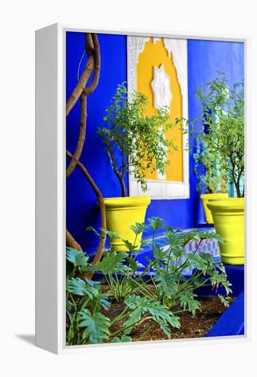 Jardin Majorelle - Marrakech - Morocco - North Africa - Africa-Philippe Hugonnard-Framed Premier Image Canvas