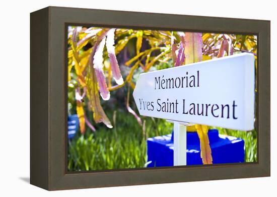 Jardin Majorelle - Marrakech - Morocco - North Africa - Africa-Philippe Hugonnard-Framed Premier Image Canvas