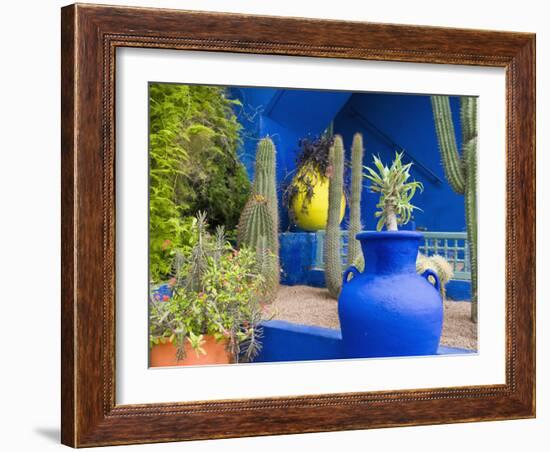 Jardin Majorelle, Marrakech, Morocco-Nico Tondini-Framed Photographic Print